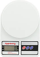 Электронные кухонные весы Rainberg RB-400 с LCD-дисплеем на 10 кг + Батарейки (9082)
