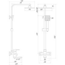 Душова система MALIBU DMS-0025, фото 6