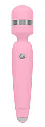 Розкішний вібромасажер PILLOW TALK - Cheeky Pink з кристалом Swarovsky, плавне підвищення потужності  18+
