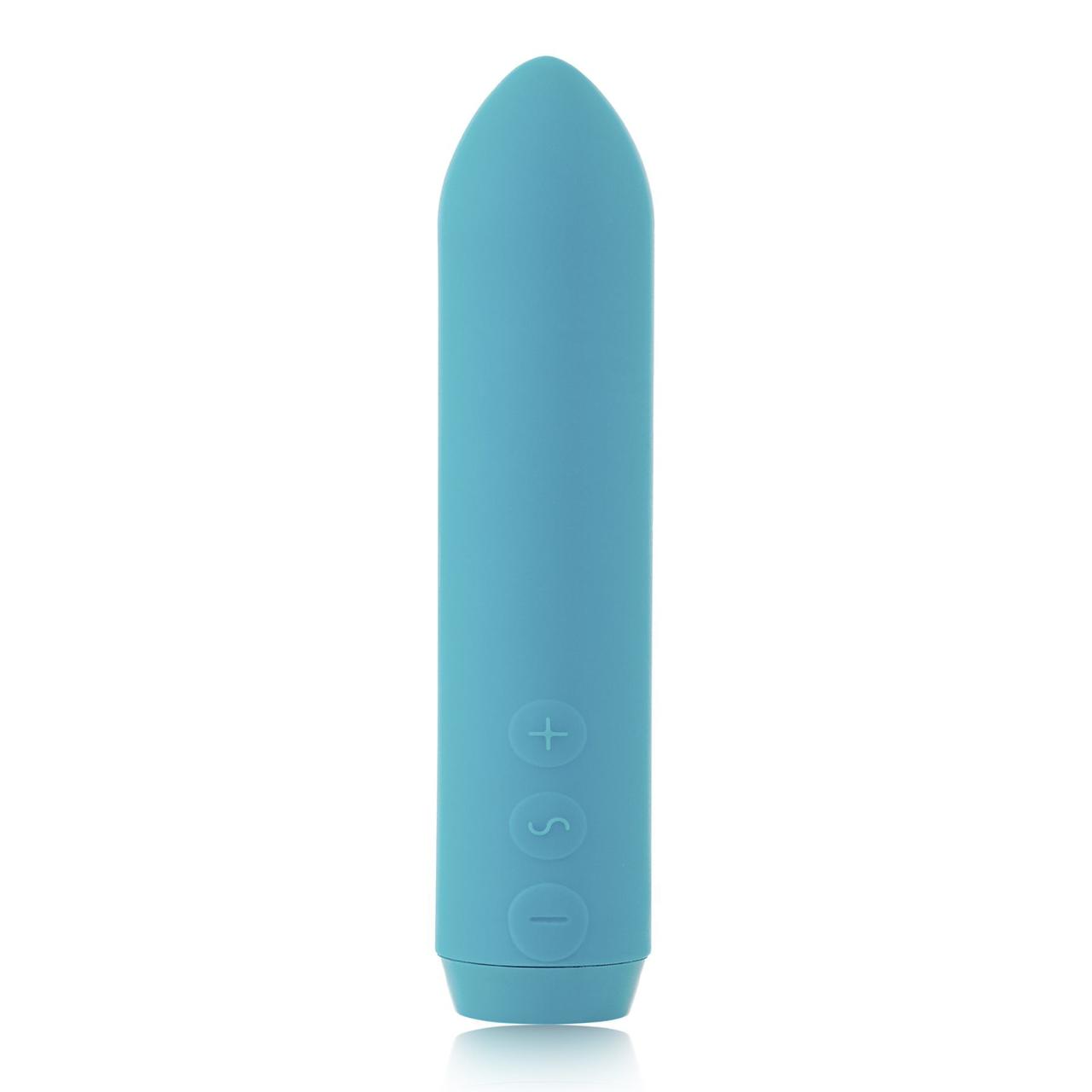 Мінівібратор Je Joue - Classic Bullet Vibrator Teal з глибокою вібрацією і фіксацією на палець + подарунок 18+