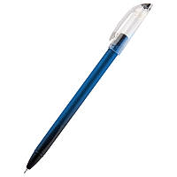 Ручка шариковая Axent Direkt, 0.5 мм, Синий цвет корп., Синий цвет черн.