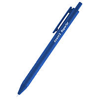 Ручка масляная автоматическая Axent Reporter, 0.7 мм, Синий цвет корп., Синий цвет черн.