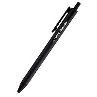 Ручка масляная автоматическая Axent Reporter, 0.7 мм, Черный цвет корп., Черный цвет черн.
