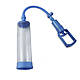 Вакуумна помпа з ручним насосом Men Powerup Blue  18+, фото 3