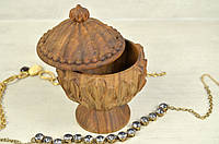 Деревянные шкатулки для ювелирных украшений с персональной гравировкой из древесины ореха «Italiano»