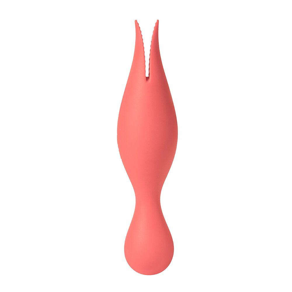 Подвійний вібратор точки G із язичками для клітора Svakom Siren Coral 18+