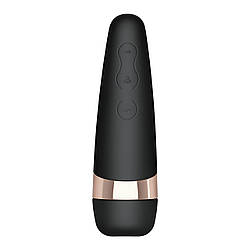 Вакуумний кліторальний стимулятор Satisfyer Pro 3+ Vibration з вібрацією та дуже м'яка яким кінчиком 18+