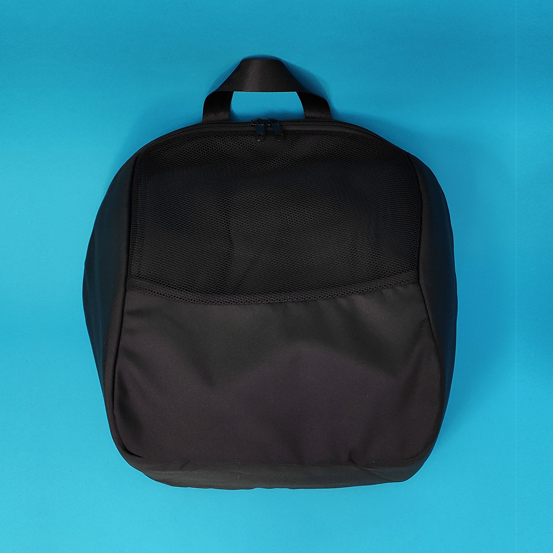 Сумка-рюкзак для мамы Foo Foo Black Черная - фото 2 - id-p1708688842