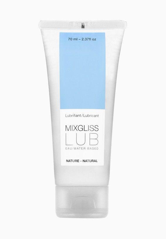 Лубрикант на водній основі MixGliss LUB NATURE (70 мл) з алантоїном і екстрактом алое 18+