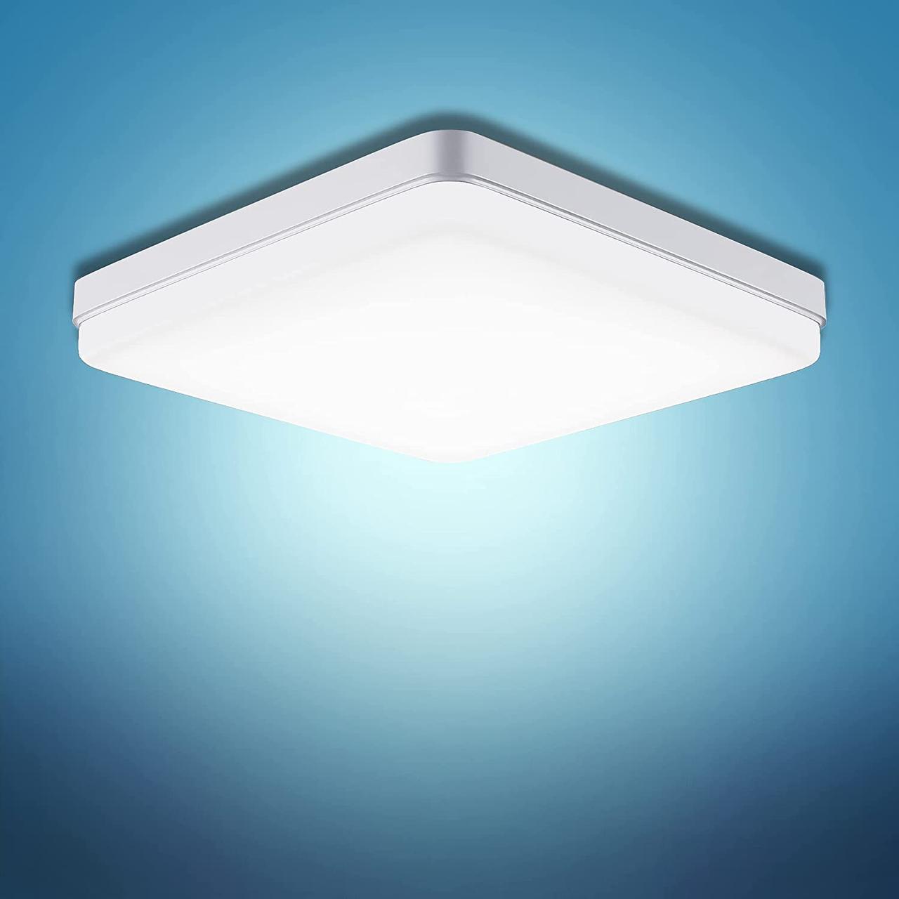 Світлодіодний світильник 36W, EASY EAGLE Square Ceiling Lamp 3240LM 6500K Холодне біле світло для спальні, кухні, вітальні, офісу,