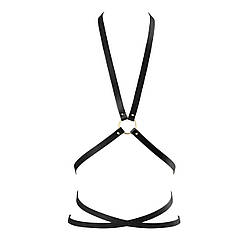 Портупея з екошкіри Bijoux Indiscrets Maze – Multi-Way Body Harness Black  18+