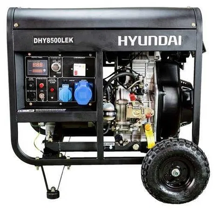 Генератор дизельний Hyundai DHY 8500LEK, фото 2