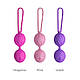 Вагінальні кульки Adrien Lastic Geisha Lastic Balls Mini Magenta (S), діаметр 3,4 см, вага 85 г  18+, фото 5