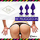 Набір силіконових анальних пробок FeelzToys - Bibi Butt Plug Set 3 pcs Purple  18+, фото 6