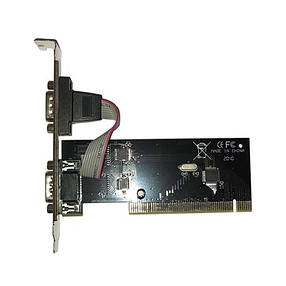 Контролер PCI перехідник на 2 RS232 DB9 COM-порта, фото 3