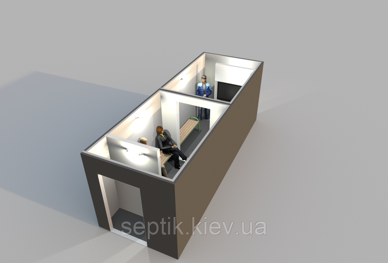 Бомбосховище модульне наземне 20 м куб.