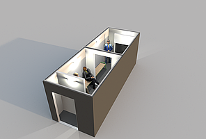 Бомбосховище модульне наземне 20 м куб.