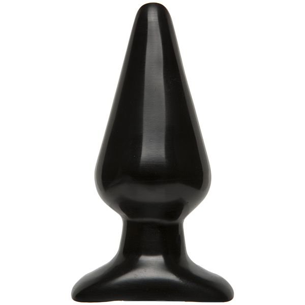 Анальна пробка Doc Johnson Smooth Classic Large - Black, макс. діаметр 5,7 см 18+