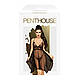 Бебі-дол з ажурним бралетом та асиметричним подолом Penthouse - Naughty Doll Black L/XL  18+, фото 4