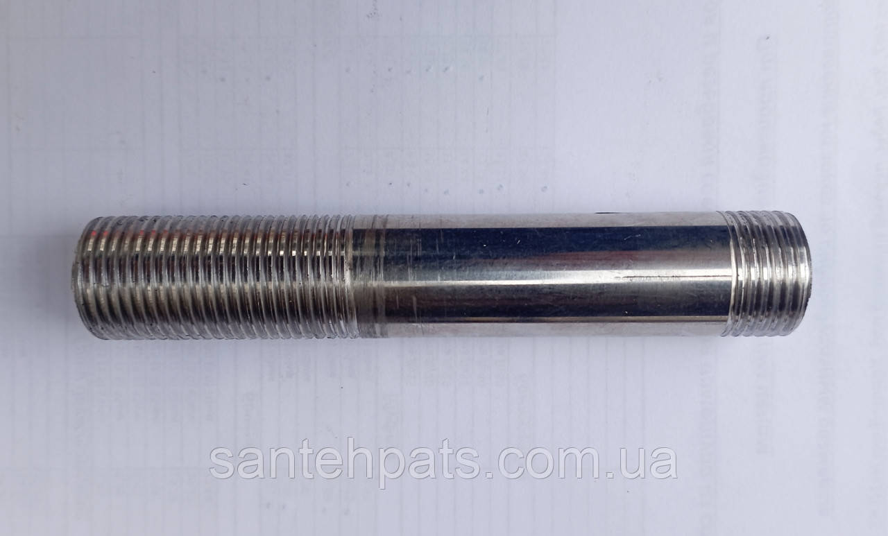 Зганяння довге з нержавіючої сталі 1/2"