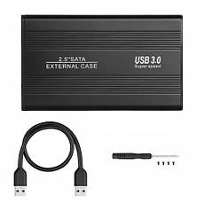 Кишеня корпус 2.5 жорсткого диску HDD/SSD, SATA, USB 3.0, фото 5