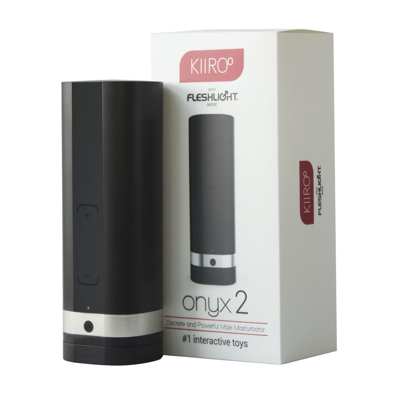 Інтерактивний мастурбатор Kiiroo Onyx 2, 10 стискальних кільця, не треба рухати, теледільдоніка 18+