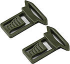 Кліпса для кріплення окулярів на рейки шолома Goggles Clip Green (2 шт.), фото 4