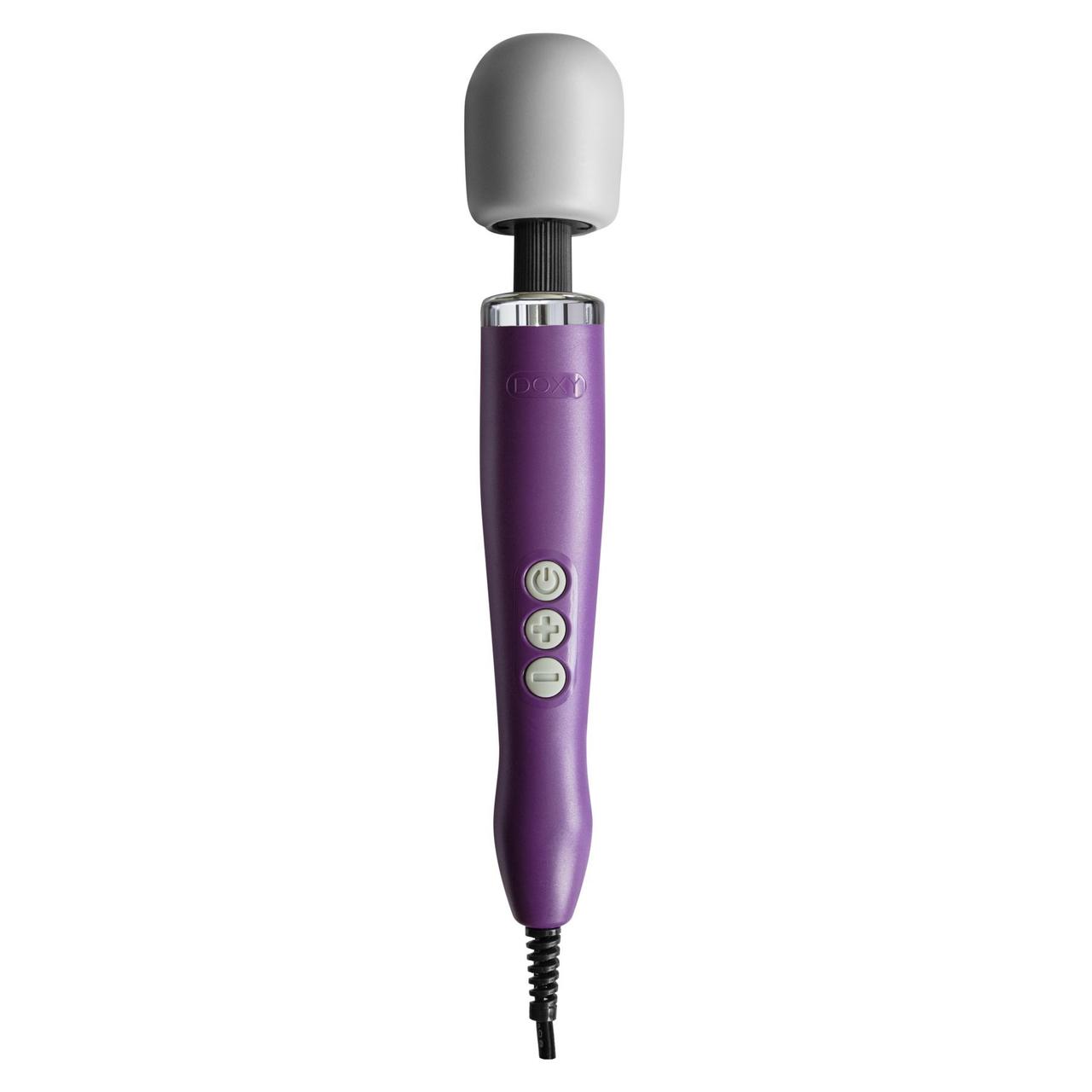 Вібромасажер DOXY Original Purple, дуже потужний, живлення 220В  18+