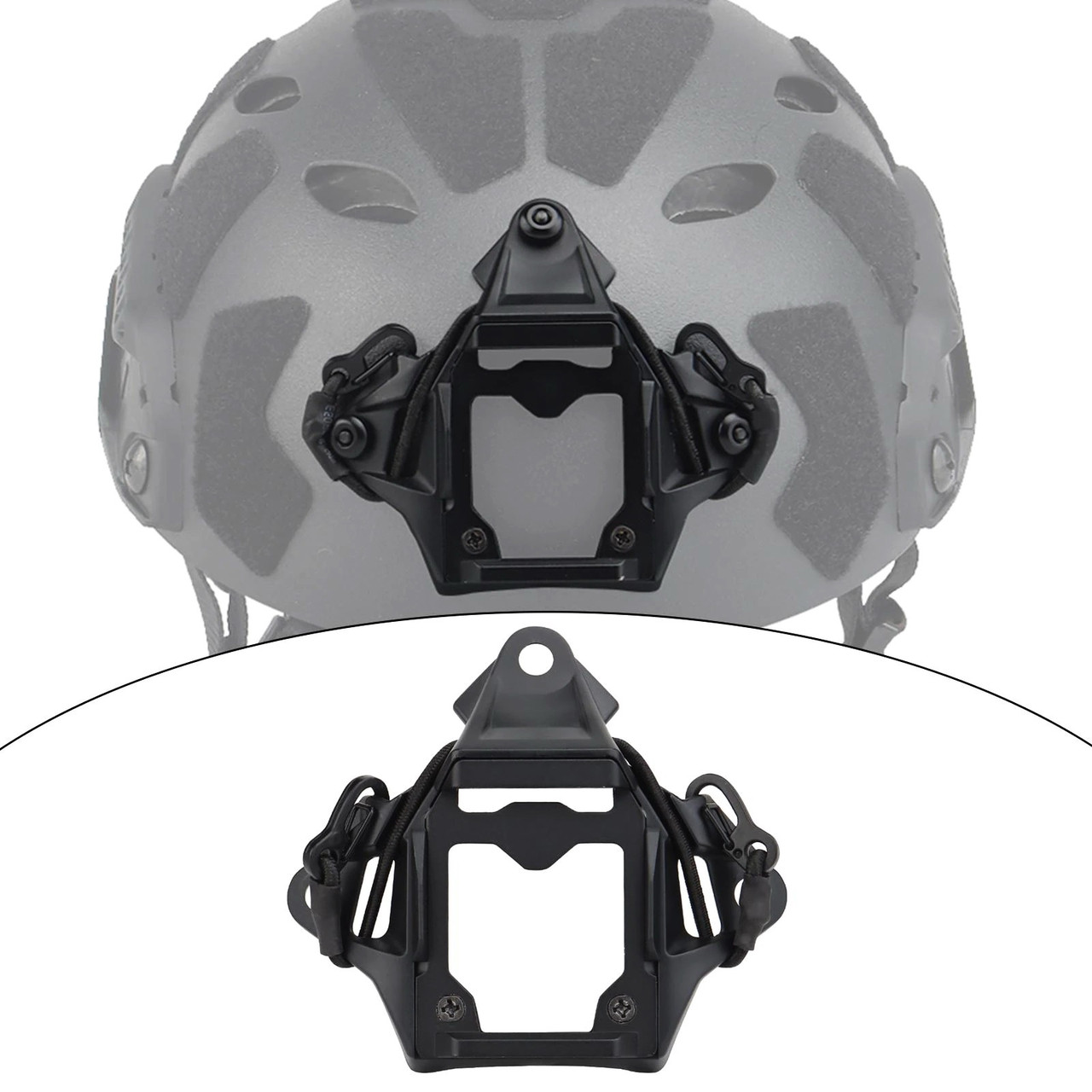 Кронштейн NVG платформа (шрауд) зірка для тактичного шолома, Black