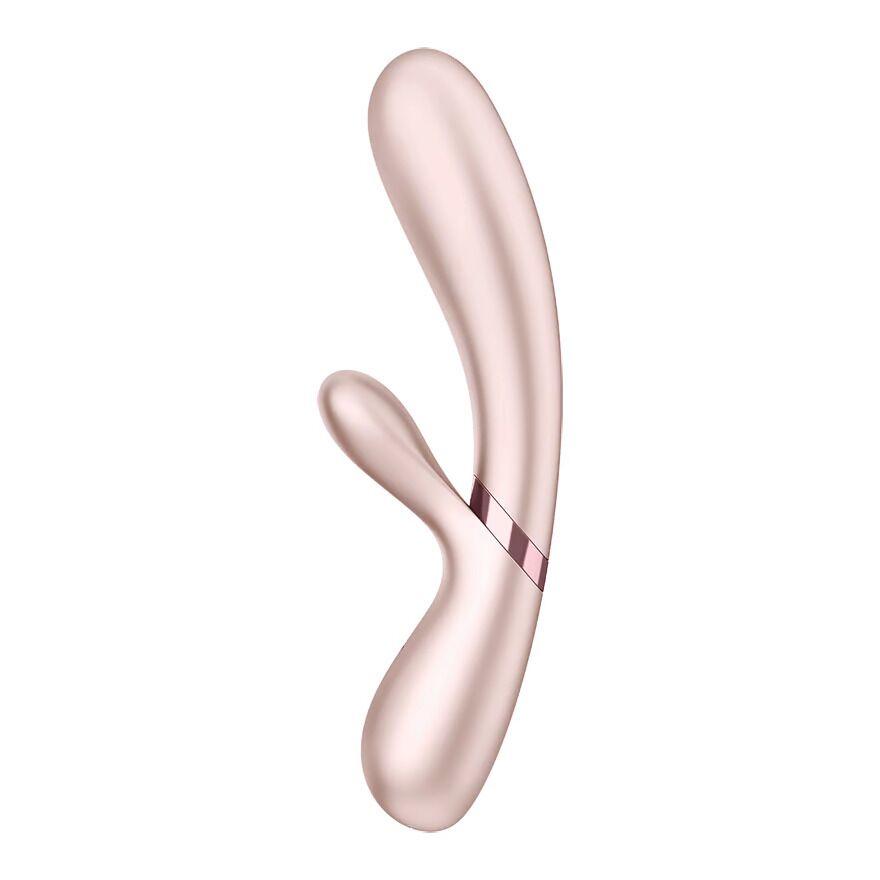 Смарт вібратор-кролик із підігрівом Satisfyer Hot Lover Nude 18+