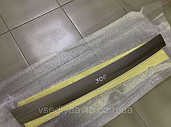 Накладка на бампер з загином Peugeot 308 II 5-дверцята з 2014-