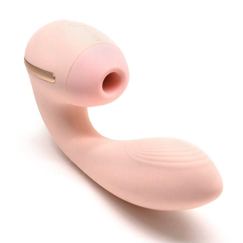 Вакуумний вібратор KISTOY Tina Mini Light Pink, вагінально-кліторальний 18+