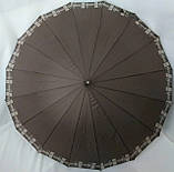 Парасолька-тростина Ziller напівавтомат на 16 спиць / Парасолька антивітер 88913 - E, фото 3