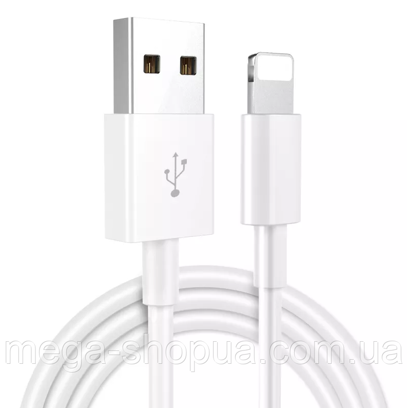 Кабель для заряджання iPhone USB — Lightning 1A 1метр. Зарядний заряджання дріт шнур на Apple айфон лайтінг FG73F