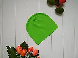 Шапка модна дитяча демісезонна яскравого кольору 44-52 см