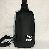 Спортивна сумка-месенджер через плечі. Зручна, повсякденна сумка. зносостійка сумка puma гуртом, фото 2