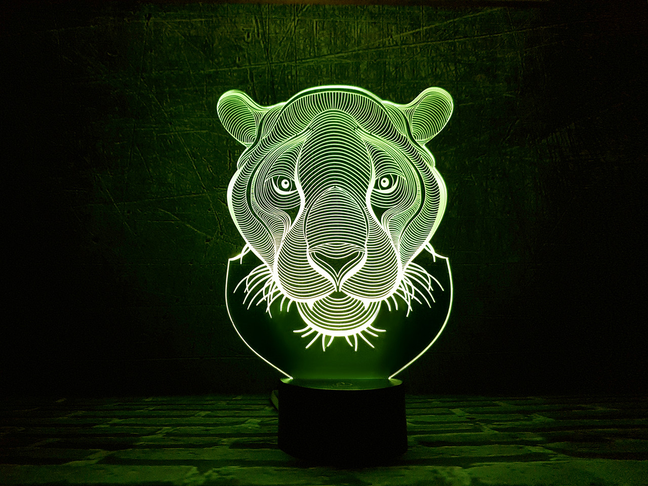 Змінна пластина для 3D ламп "Пантера" 3DTOYSLAMP, фото 1