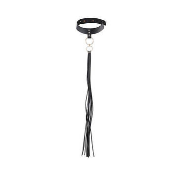 Чокер Bijoux Indiscrets MAZE — Tassel Chocker Black Bomba💣
