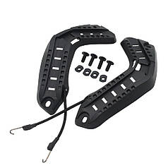 Направляючі рейки на каску шолом Ops Core FAST, TOR-D (Фаст, ТОР-Д), Чорний