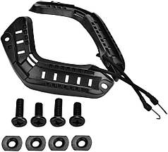 Рельсове кріплення на шолом FAST, Рейки на каску шолом, Чорний