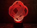 3D світильник нічник з пультом "Фантазія" 3DTOYSLAMP, фото 4