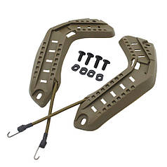 Направляючі рейки на каску шолом TOR-D, FAST (ТОР-Д, Фаст), Coyote