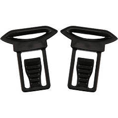 Кліпса для кріплення окулярів на рейки шолома Goggles Clip Чорний (2 шт.)