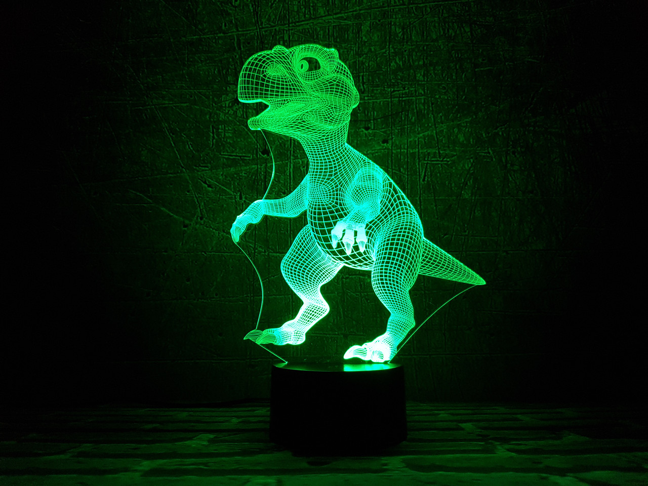 Змінна пластина для 3D ламп "Динозаврик" 3DTOYSLAMP