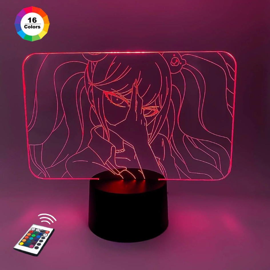 3D світильник нічник з пультом "Джунко Эношіма" 3DTOYSLAMP