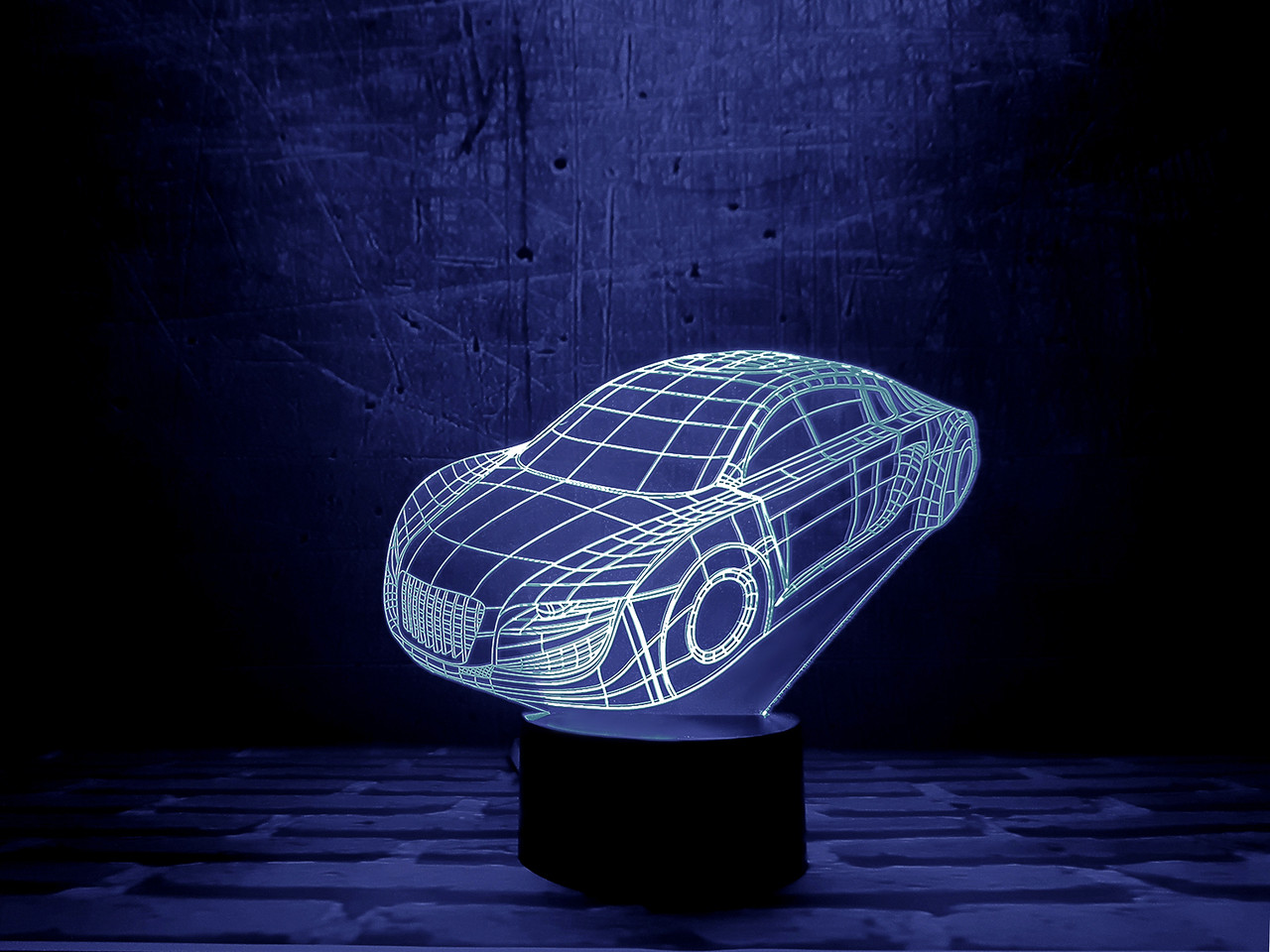Змінна пластина для 3D світильників "Автомобіль" 3DTOYSLAMP