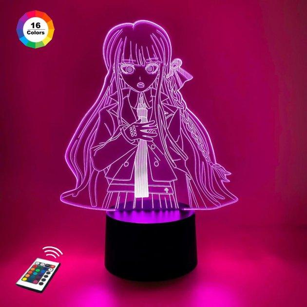 3D світильник нічник з пультом "Кококірірі" 3DTOYSLAMP