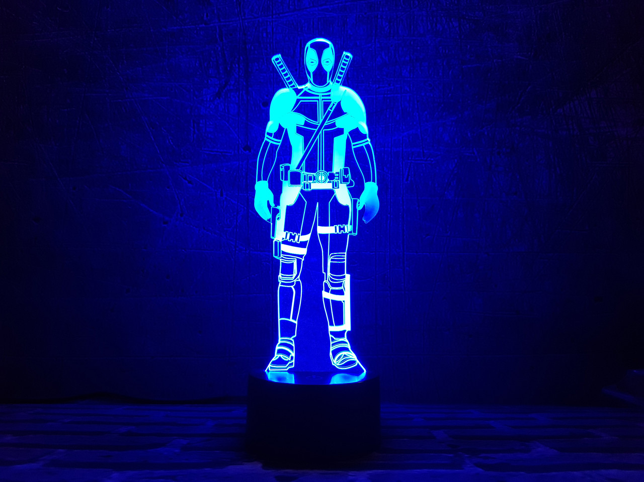 Змінна пластина для 3D каганця "Дэдпул 2" 3DTOYSLAMP, фото 1