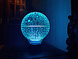 Змінна пластина для 3D каганця "Зірка смерті" 3DTOYSLAMP, фото 3