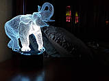 Змінна пластина для 3D каганця "Слон" 3DTOYSLAMP, фото 2